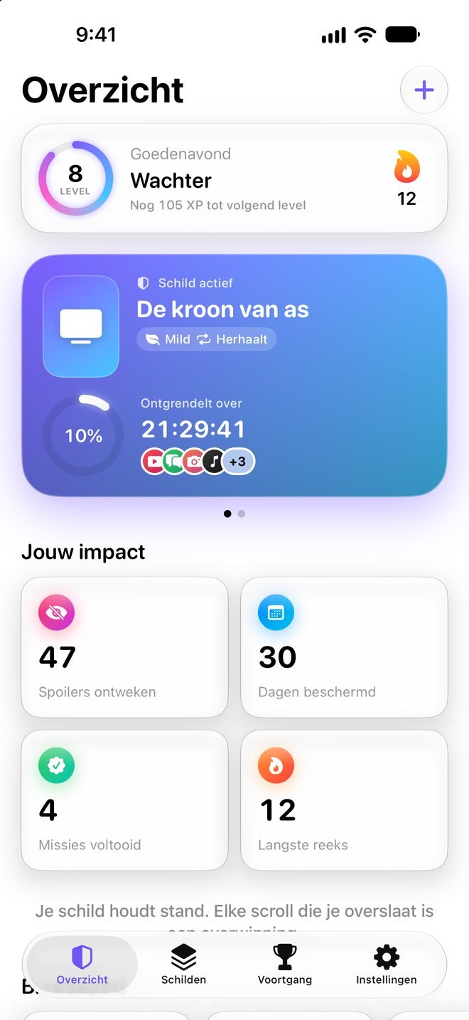 Spoiler Lock — Laat niemand het einde verpesten.