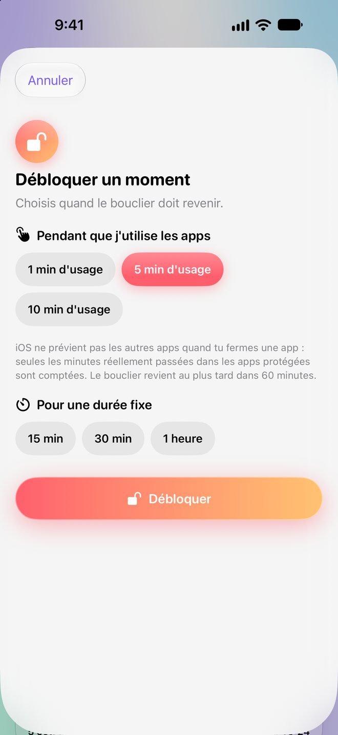 Spoiler Lock — Déblocage temporaire