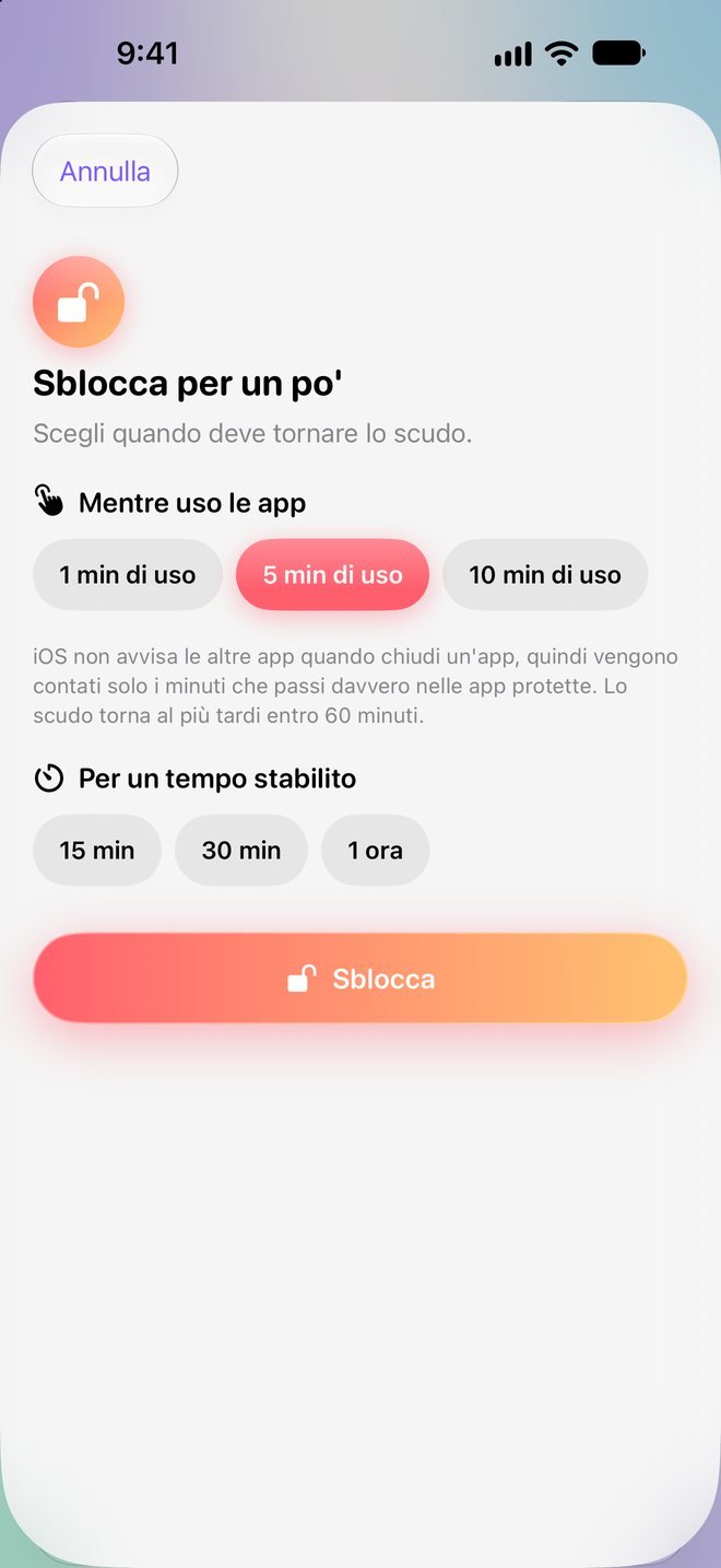 Spoiler Lock — Sblocco temporaneo