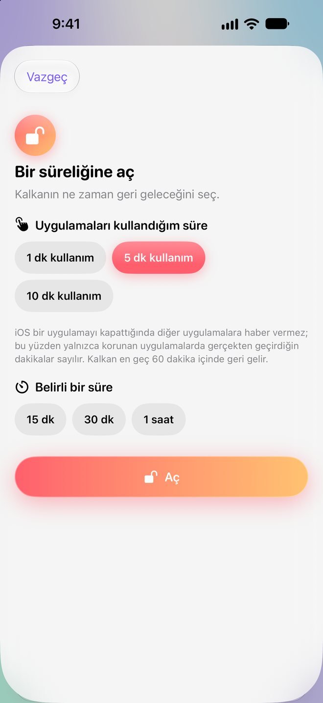 Spoiler Lock — Geçici kilit açma
