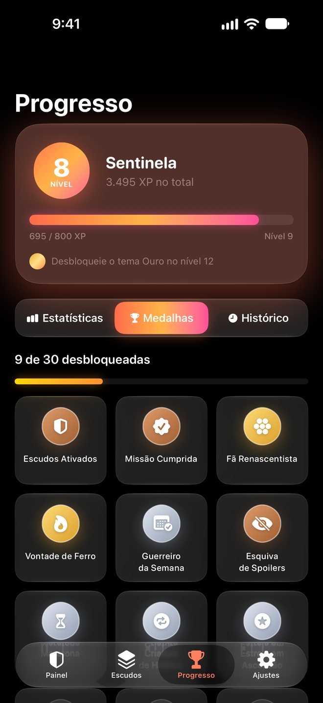 Spoiler Lock — Cada spoiler evitado conta.