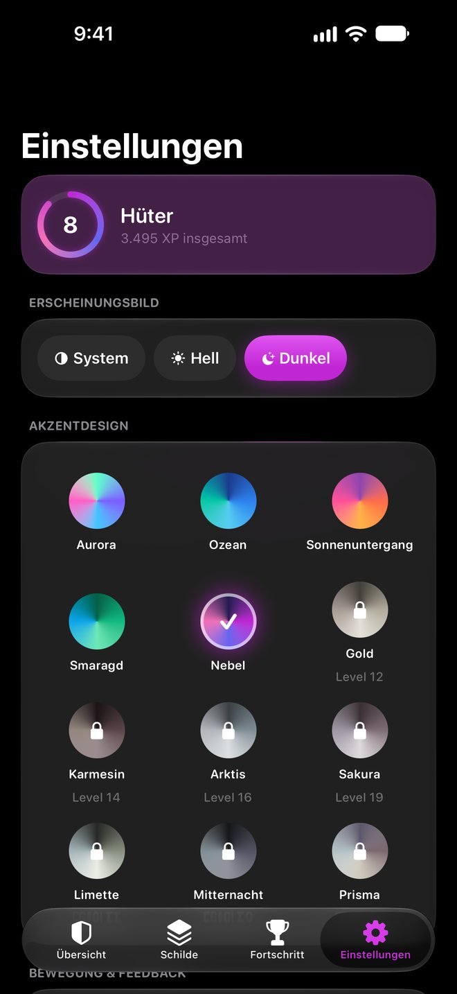 Spoiler Lock — Level aufsteigen, neue Farben freischalten.