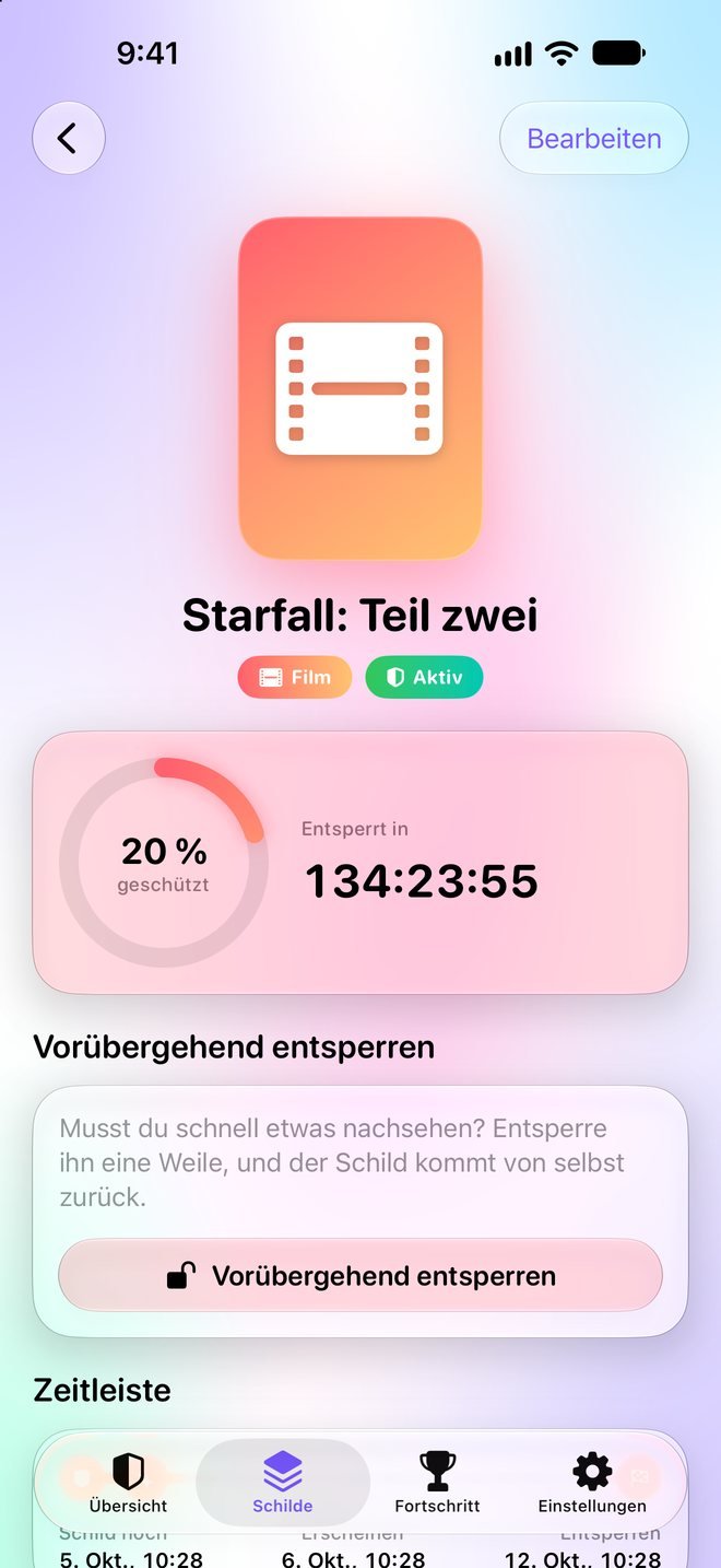 Spoiler Lock — Sieh, wie lange es noch dauert. Und sag Bescheid, wenn du’s gesehen hast.