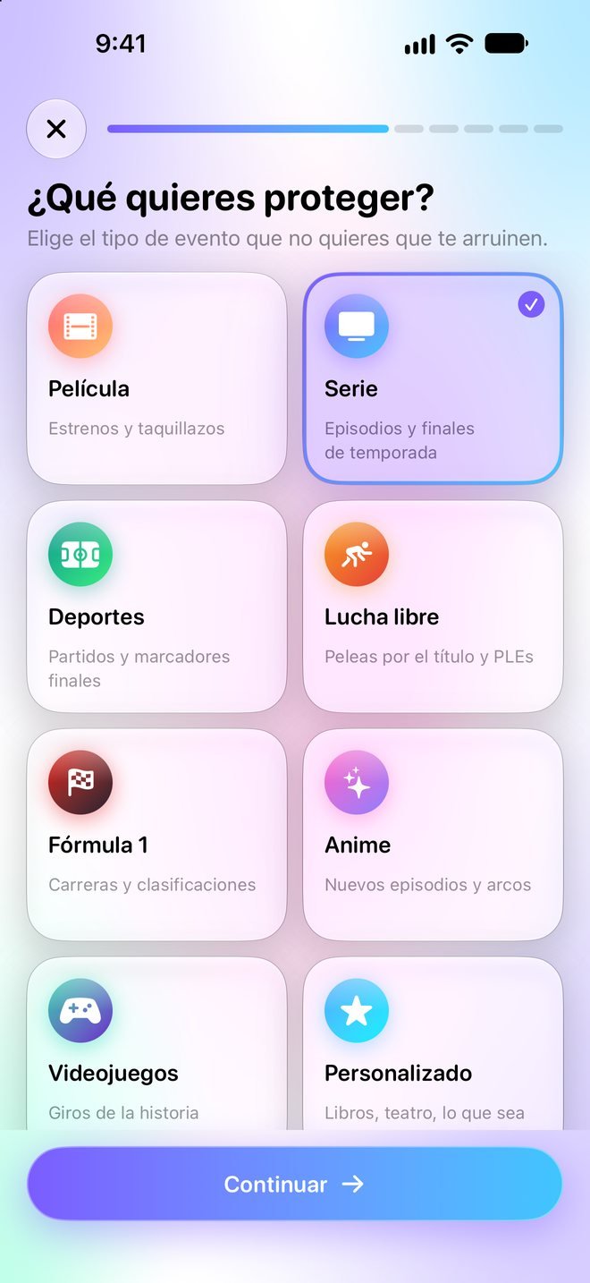 Spoiler Lock — Elige qué proteger. Tu iPhone esconde el resto.