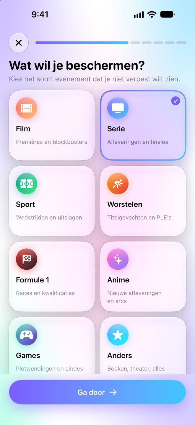 Spoiler Lock — Kies wat je beschermt. Je iPhone verbergt de rest.