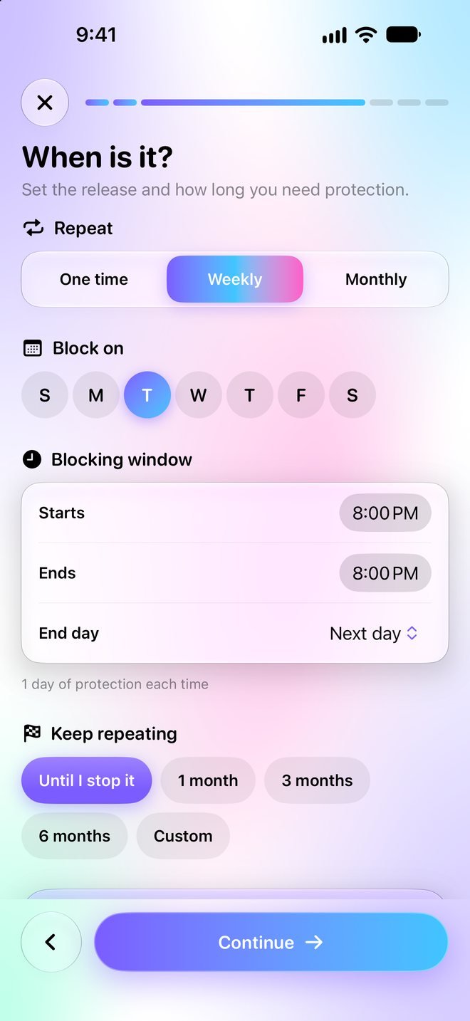 Spoiler Lock — Once for the premiere. Every week for your show.