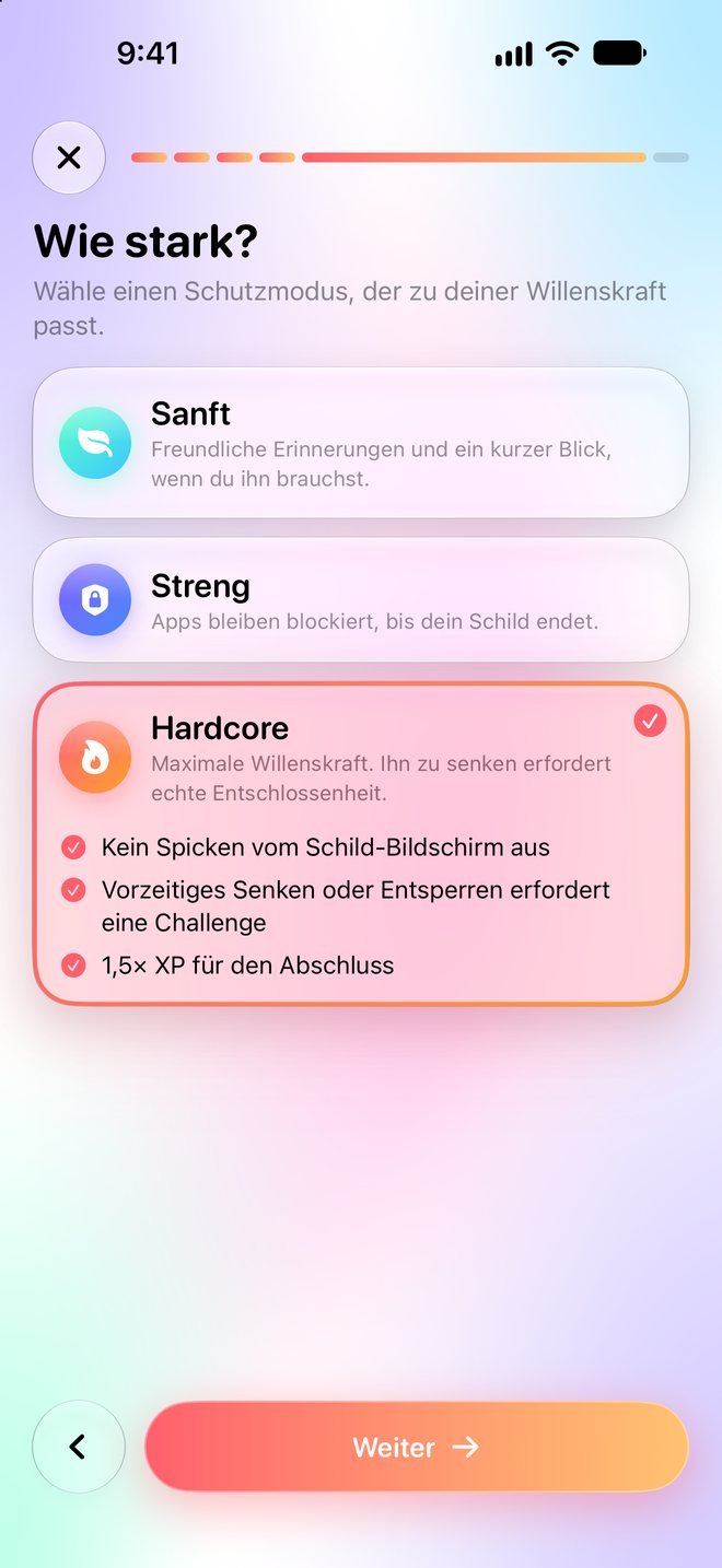 Spoiler Lock — Drei Modi