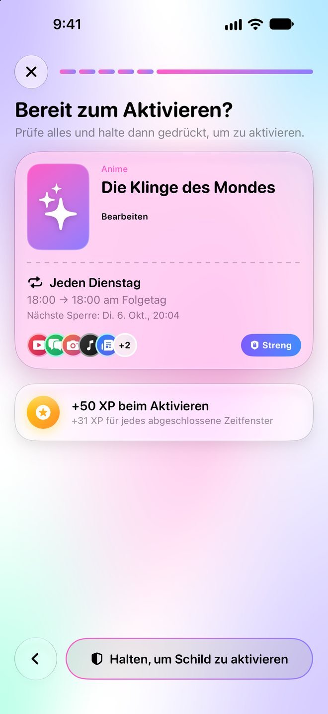 Spoiler Lock — Prüf dein Ticket und halte gedrückt zum Aktivieren.